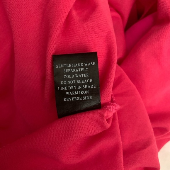 Oscar Pink Backless Romper - Picture 5 of 5